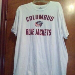 NHL Columbus Blue Jackets XL T-shirt AND a CBJ refrigerator magnet